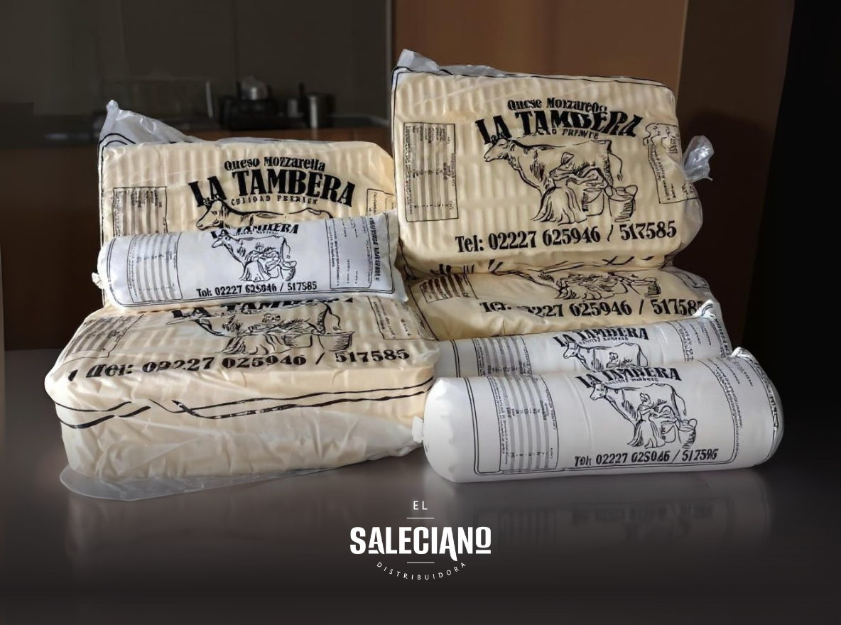 Mozarellas La Tambera, comercializadas por El Saleciano 