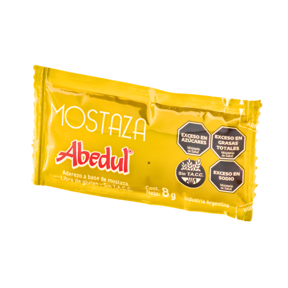 MOSTAZA ABEDUL x 198 unid x 8 g