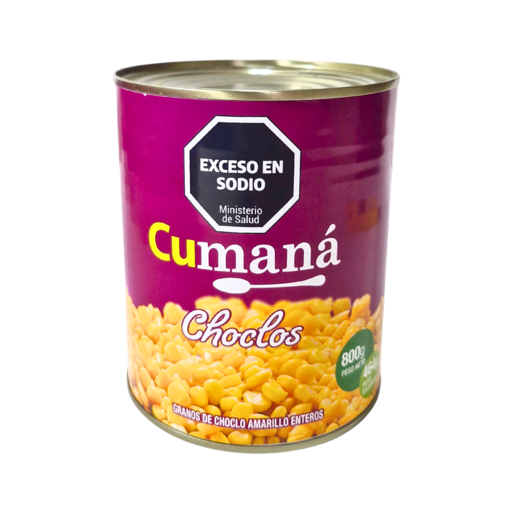 CHOCLO GRANO AMAR.CUMANA 12 X 800 GRS