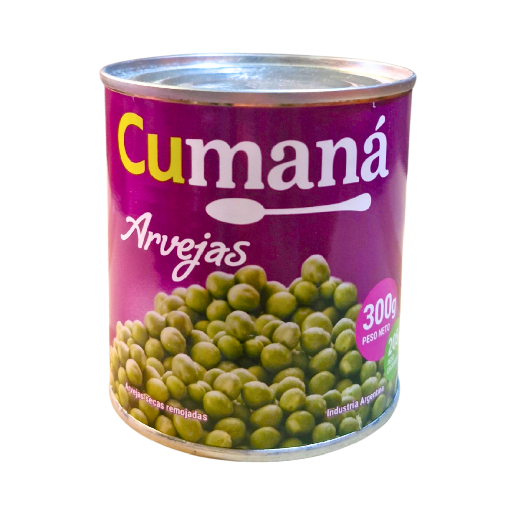 ARVEJAS CUMANA LATA 24 X 300 GRS