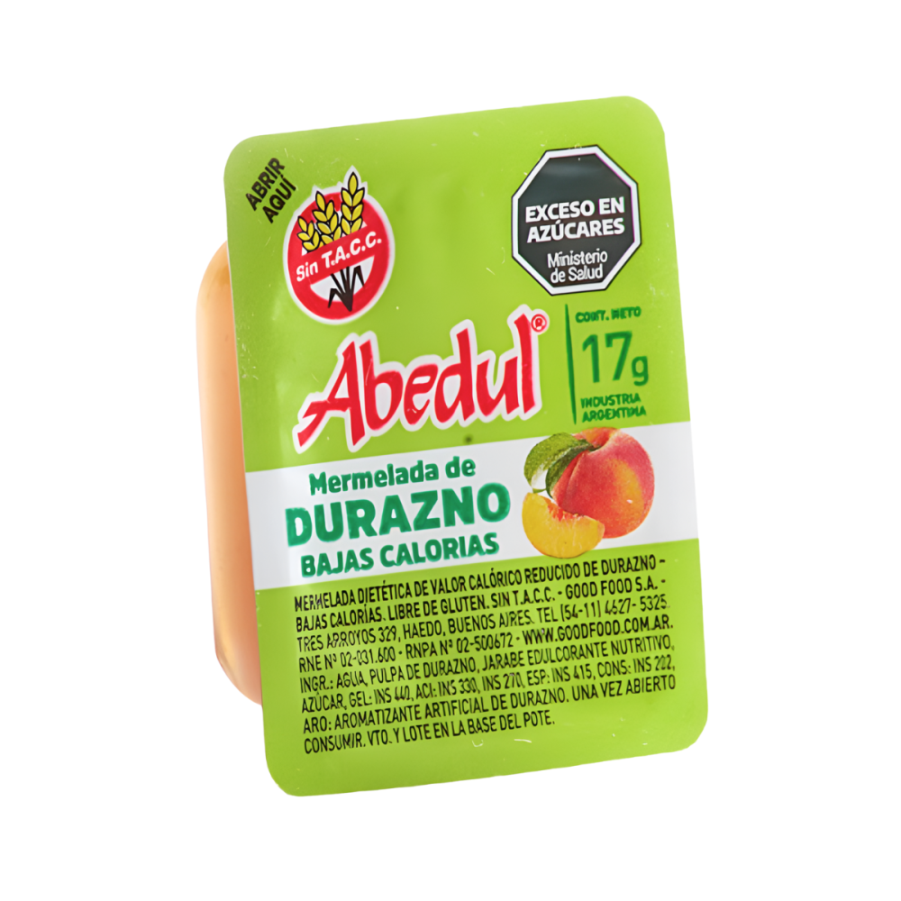 MERMELADA DIET DURAZNO ABEDUL x 120 u.