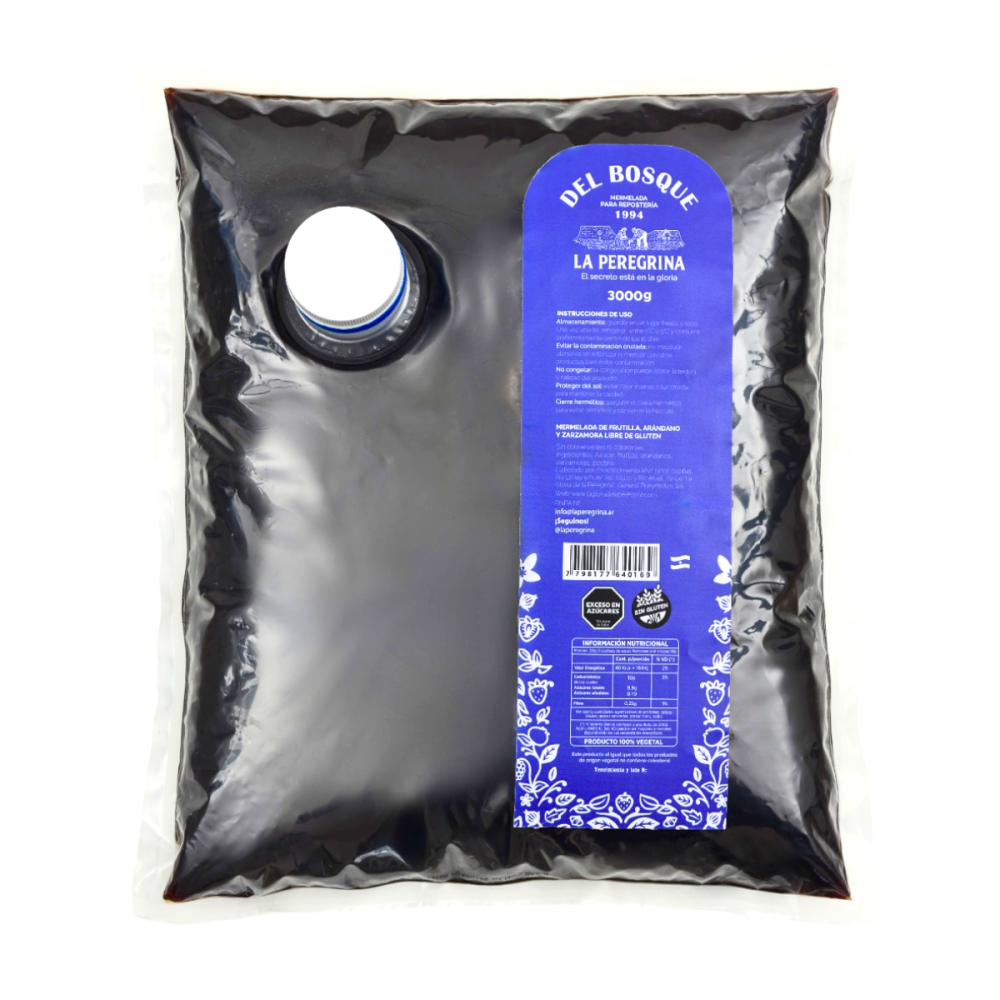 MERM. FRUTOS DEL BOSQUE LA PEREGRINA 4 X 3 KG