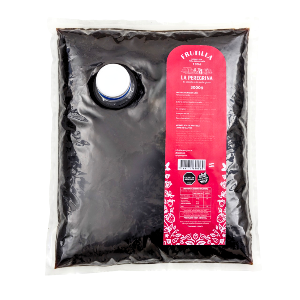 MERM.FRUTILLA LA PEREGRINA 4 X 3 KG